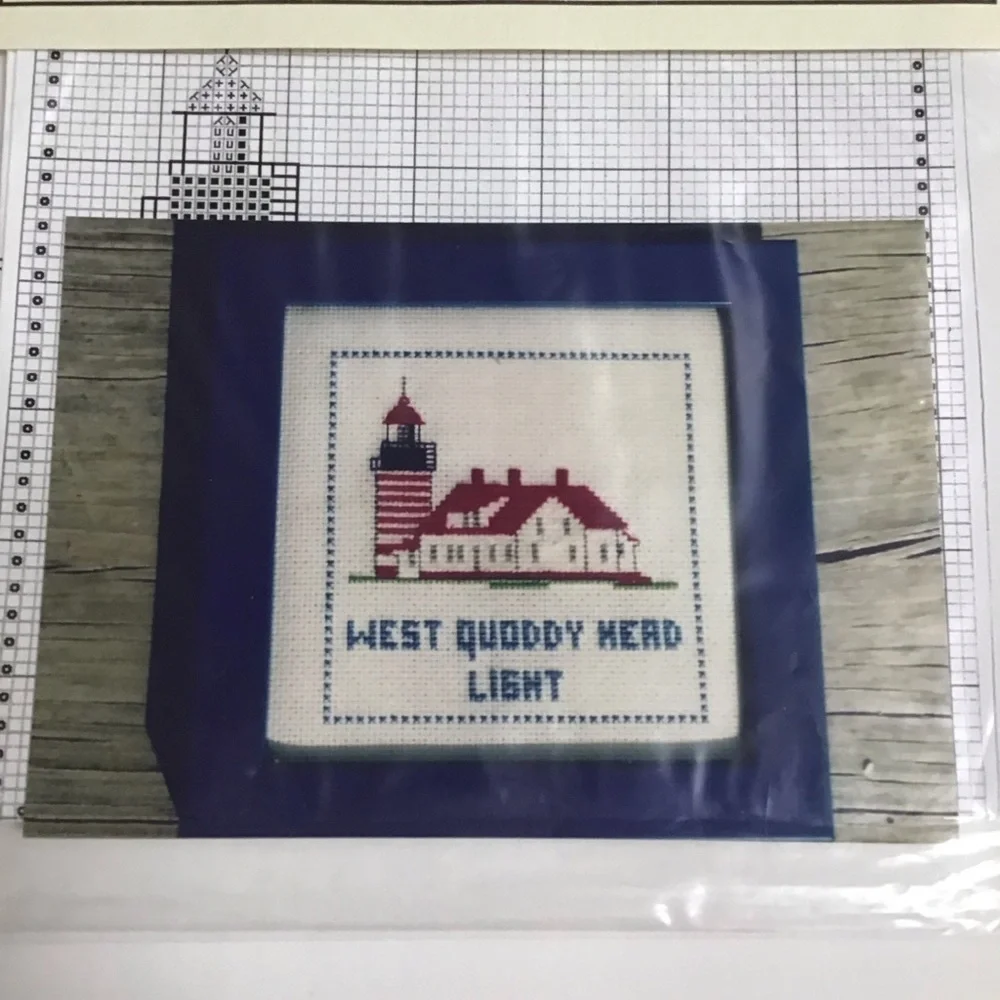 West Quoddy Head Lighthouse ME Seguin Designs Counted Cross Stitch PATTERN ONLY